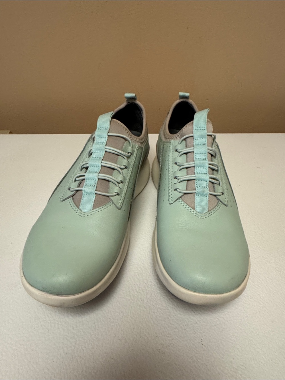 Women's Mint Green Slip-On Athletic Sneakers